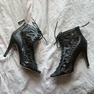 Rue21 Black cage heels